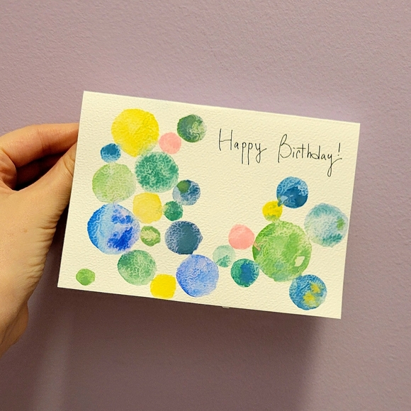 💜Host pick💜 Handmade & Painted Birthday Cards🎂 (customizable!) - Picture 4 of 8